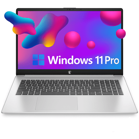 HP 17.3" FHD Laptop for Business and Students, AMD Ryzen 5 7430U, Wi-Fi 6, Windows 11 Pro (32GB RAM | 2TB SSD)