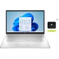 thumbnail image 1 of HP 17.3" Flagship HD+ Business Laptop, 32GB DDR4 RAM, 1TB PCIe SSD, Intel Quad Core i3-1125G4(Beat i5-1035G4), Bluetooth, HDMI, Webcam, Windows 11, Silver, w/GM Accessories, 1 of 8