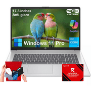 HP 17.3 HD+ Laptop for Student and Business, Intel Core i3-N305, 32GB RAM, 1TB SSD, AI Copilot Key, Windows 11 Pro, Wi-Fi 6, Numeric Keypad