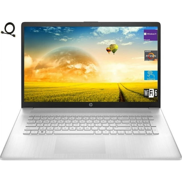 hp 17.3 touchscreen laptop amd ryzen 5 7530u review