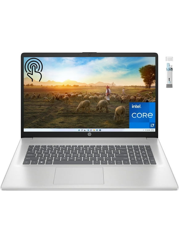 HP 17.3" HD Touchscreen Laptop, Intel Core i7-1355U, 64GB RAM, 4TB SSD, Backlit Keyboard, Win11 Home