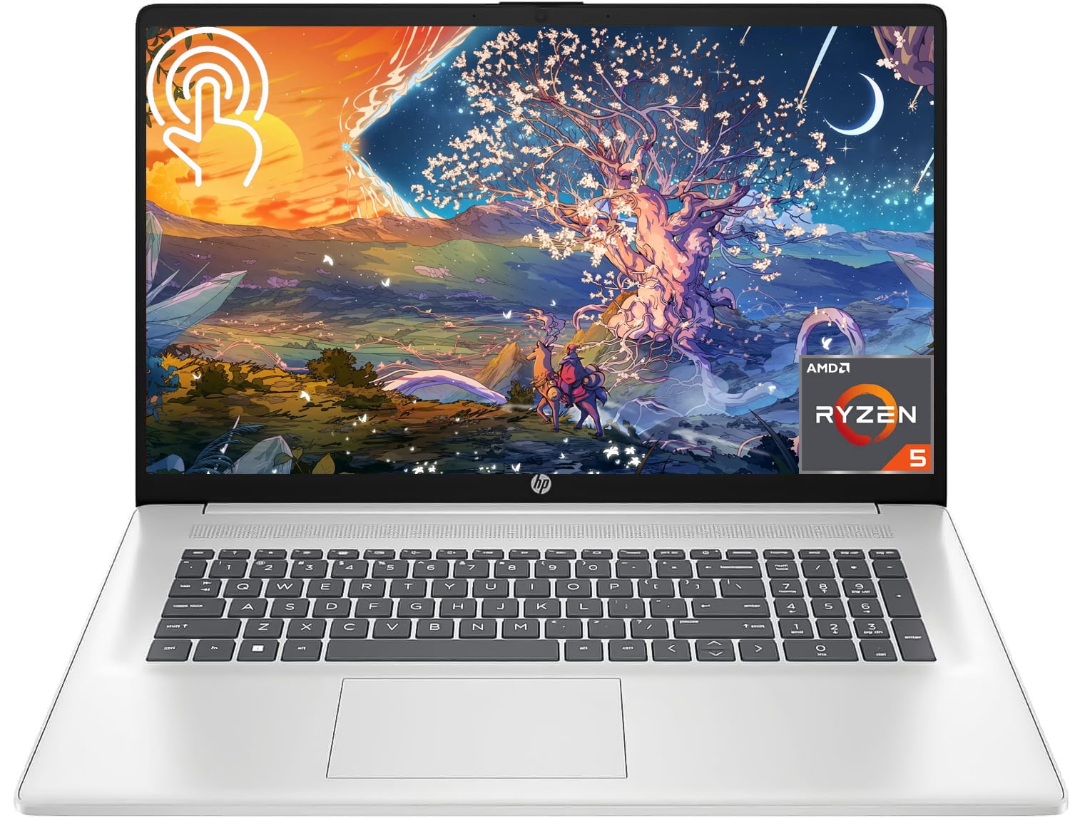 Windowsノート本体 HP Laptop AMD Ryzen5 7530U 16GB 512GB HP-17-3-Inch-Touchscreen-