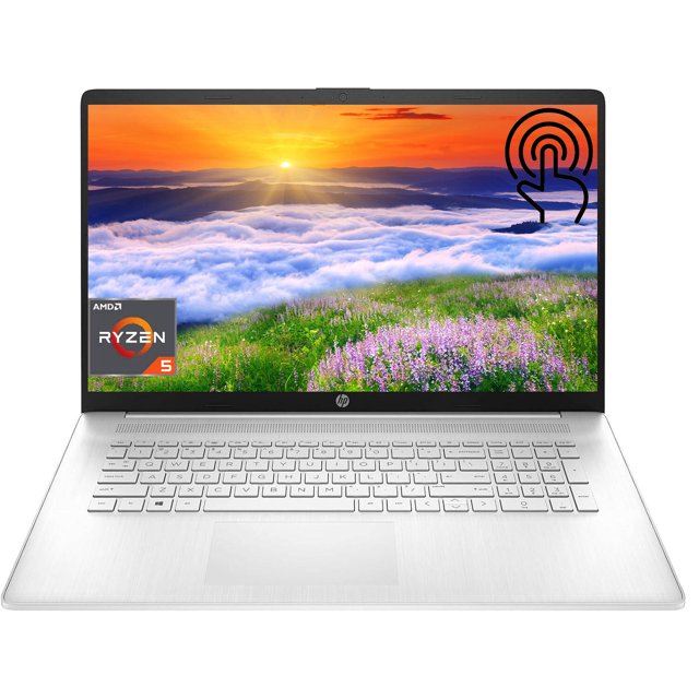 HP 17.3 Inch Touchscreen Laptop Computer, AMD Ryzen 5 7530U Processor