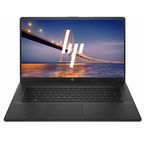 HP 17.3" Laptop Computer, Windows 11 Laptop, 12GB RAM 1TB Storage (512GB SSD + 512GB Docking Station Set), Intel Core i5-1334U Processor, Numeric Keypad, PLUSERA Earphones, Jet Black