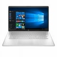 thumbnail image 1 of HP 17.3" Non-Touch Laptop, Intel 11th Gen i5-1135G7, 1TB Hard Drive, 12GB Memory, Backlit Keyboard, Windows 10 Home, Silver, 1 of 5