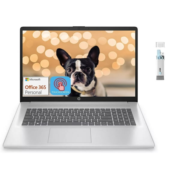 HP 17.3" Touchscreen Laptop for Business Students - Laptops Computer with Intel Pentium N5030 - 32GB RAM Memory 2TB SSD Storage - Intel UHD Graphics - Windows 11 Home in S Mode - Silver