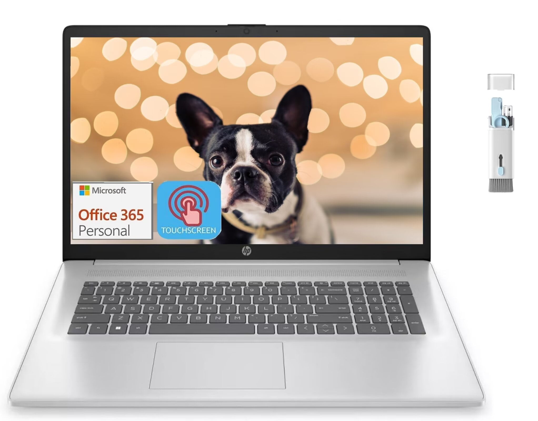 Touch Screen Laptop For Students HP 17.3" Touchscreen Laptop for Student and Business, 16GB RAM, 512GB