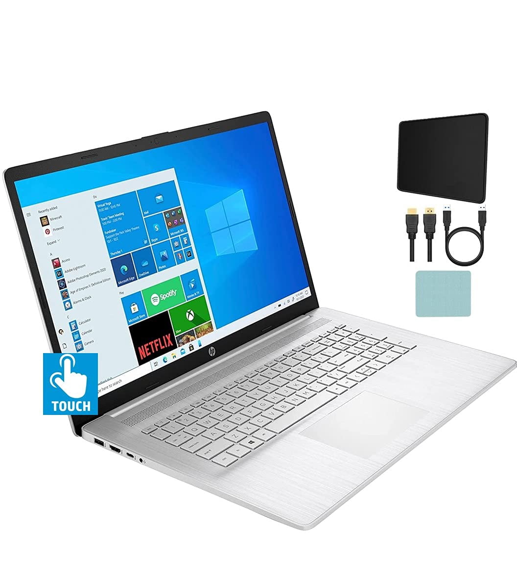 HP 17.3in Diagonal HD+ Touchscreen Display, AMD Ryzen 3 3250u, 12GB ...