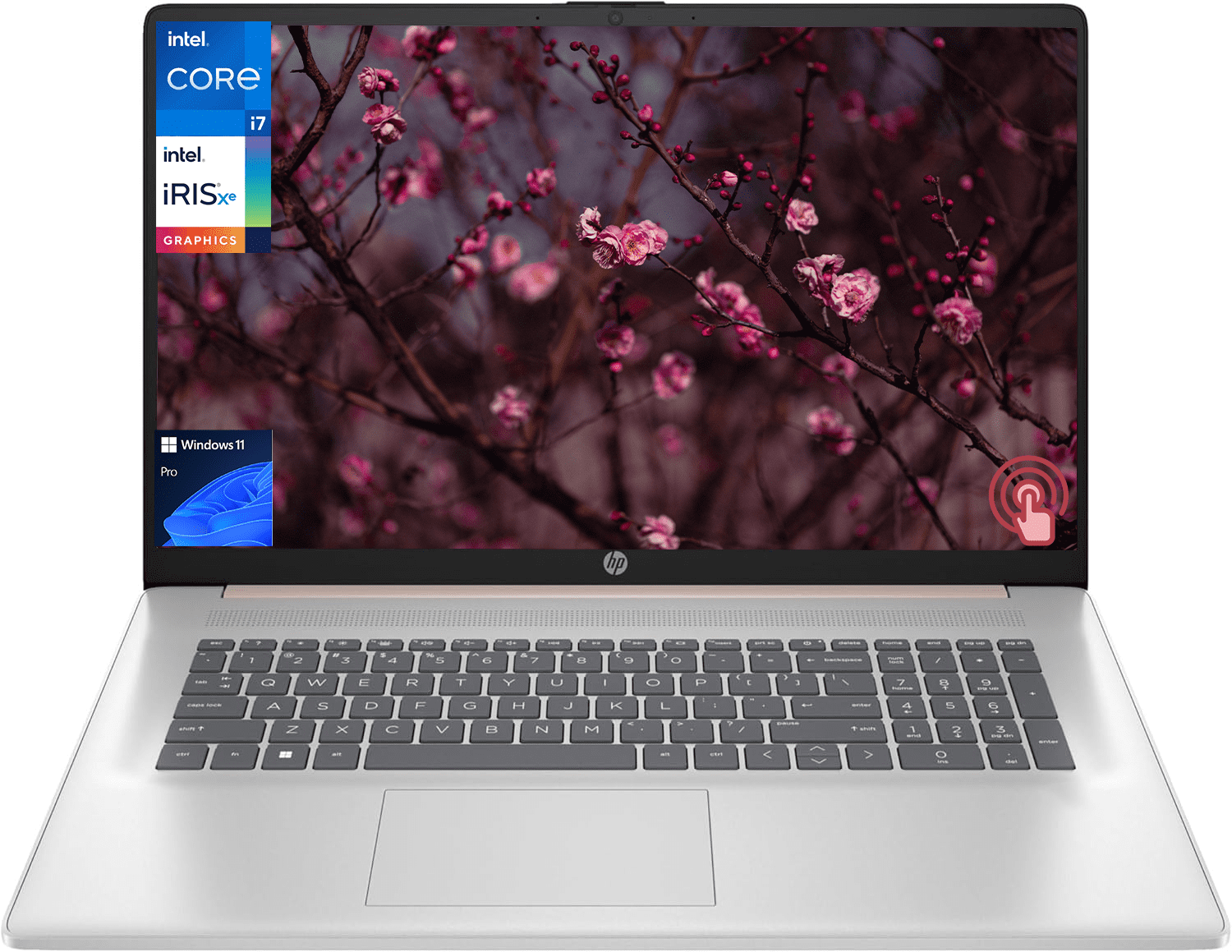 HP 17 Business Laptop, 17.3" HD Touchscreen, Intel i7-1355U, 64GB DDR4, 2TB SSD, Webcam, HDMI, Wi-Fi 6, Windows 11 Pro