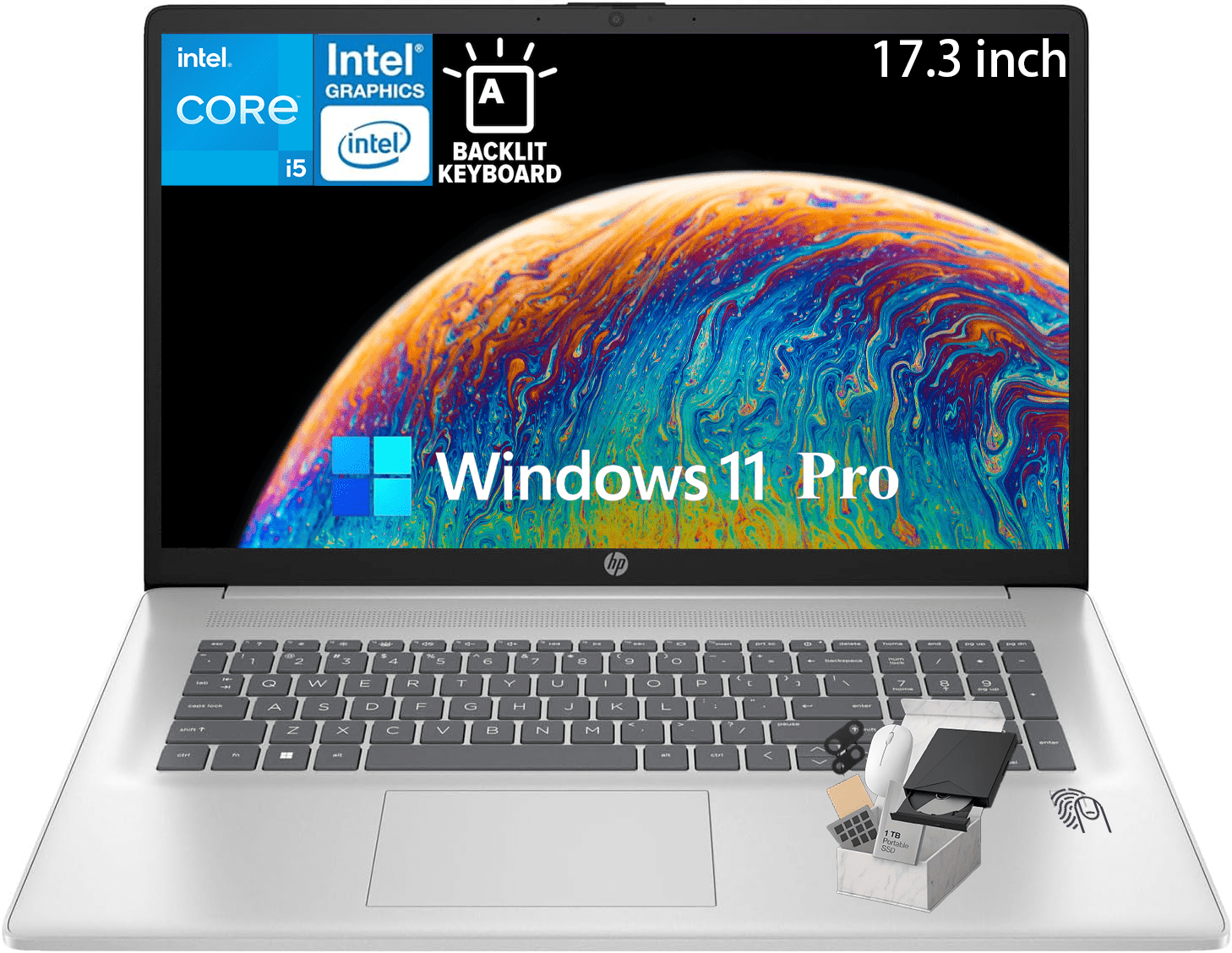 HP 17 Business Laptop Intel 10 Core i5-1334U(Up to