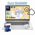 thumbnail image 1 of HP 17 Business Laptop,Intel Core Ultra 7 255U(12 Cores, Up to 5.2 GHz), 32 GB RAM, 2TB SSD, 17.3" HD+ Touchscreen, Copilot, Wi-Fi 6, Backlit Keyboard, Webcam, HDMI, Wi-Fi 6, Windows 11 Home, 1 of 6
