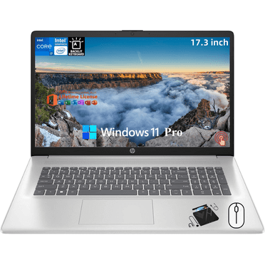 HP 17 Business Touchscreen Laptop, 17.3" HD+ Display, 10-Core Intel 7-150U, 16 GB RAM, 1 TB SSD, Backlit Keyboard, Wi-Fi 6, Windows 11 Pro