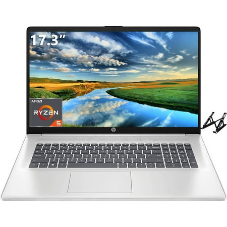 HP 17 Flagship Business Laptop, 17.3" HD+ Diagonal, AMD Ryzen 5 7530U, 16GB RAM, 1TB SSD, Wi-Fi 6, AMD Radeon Graphics, Windows 11 Pro