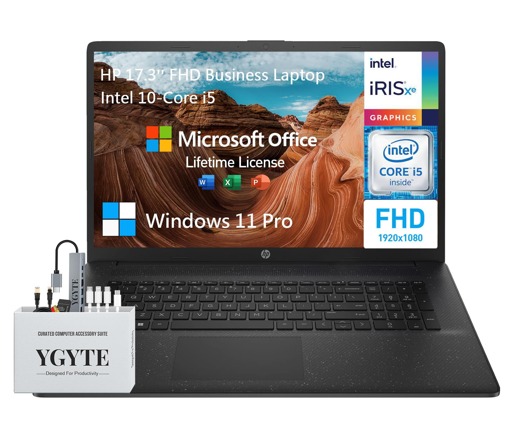 ASUS Vivobook 17 2025 – Portatile 17,3'' FHD IPS, 40GB RAM, 2,5TB (2TB SSD + 500GB Esterno), Intel I3-1215U, Office 2024 Lifetime, Windows 11 Pro, Blu