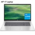 thumbnail image 1 of HP 17 Laptop, 17.3" FHD IPS Display, Intel Core i7, 64GB RAM, 4TB SSD, Intel Iris Xe Graphics, Backlit Keyboard, Numeric Keypad, Wi-Fi 6, Bluetooth, Windows 11 Pro, 1 of 5