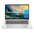 thumbnail image 1 of HP 17 Laptop, 17.3” HD+ Display, 11th Gen Intel Core i3-1125G4 Processor, 8GB RAM, 256GB SSD, Wi-Fi, HDMI, Webcam, Windows 11 Home, Silver, 1 of 5