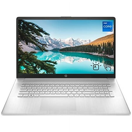 HP 17 Laptop, 17.3'' HD+ Touchscreen, Intel Core i7-1165G7 Processor, 32GB DDR4 RAM, 1TB PCIe SSD, Backlit Keyboard, HDMI, Windows 11 Home, Silver