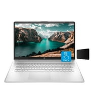 HP 17 Laptop, 17.3 HD+ Touchscreen, Intel Core i7-1255U Processor, 64GB RAM, 2TB PCIE SSD, Webcam, HDMI, Backlit Keyboard, Wi-Fi, Windows 11 Home, Silver