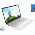thumbnail image 1 of HP 17 Laptop, 17.3" IPS FHD Display, AMD Ryzen 5 5500U Upto 4.0GHz, 8GB RAM, 512GB NVMe SSD, Vega 6, HDMI, Wi-Fi, Bluetooth, Windows 10 Home S, 1 of 7