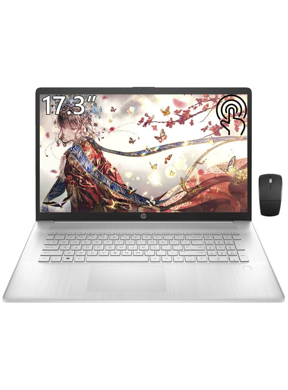 HP 17 Laptop for Business and Student, 17.3" diagonal HD+ Touch, Intel Core i5-1335U, 32GB RAM, 1TB SSD, Wi-Fi 6, Bluetooth, Numeric Keypad, Windows 11 Home, Cefesfy Wireless Mouse