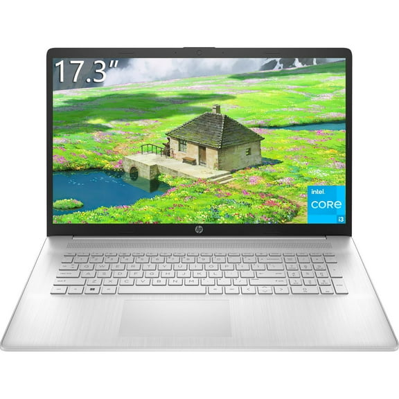HP 17 Laptop Computer, 17.3” HD+ Display, 11th Gen Intel Core i3-1125G4(>i5-1035G4) Processor, 12GB RAM, 512GB SSD, Intel UHD Graphics, Wi-Fi, HDMI, Windows 11 Home in S Mode, Cefesfy MousePad