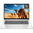 thumbnail image 1 of HP 17 Laptop Computer, 17.3" HD+ Touchscreen Display, AMD Ryzen 5 7530U(Beats i7-1165G7) Processor, 16GB RAM, 1TB SSD, Wi-Fi 6, HDMI, Numeric Keypad, Webcam, Bluetooth 5.3, Windows 11 Home, Sliver, 1 of 8