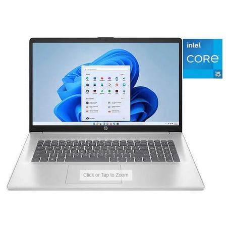 HP 17 Laptop Computer for Business, Intel i5-1334U(Up to 4.6 GHz), 17.3" HD+ Touchscreen Display, 8GB RAM, 1TB SSD Backlit KB, Fingerprint Reader, Win 11 Pro