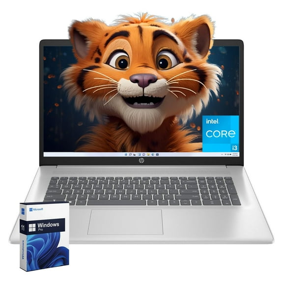HP 17 Laptop Computer for Business and Student - 17.3" FHD Micro-Edge Display, Intel 6-core i3-1215U(Beats i5-1135G7), 16GB RAM, 512GB SSD, Numeric Keypad, Fast Charge, Windows 11 Pro