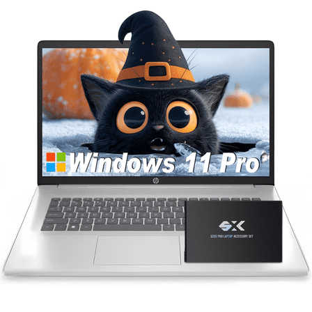 HP 17 Laptop for College Student & Business, Powerful Processor AMD Ryzen 5, 17.3 inch FHD Display, 16GB RAM + 512GB SSD, Windows 11 Pro, Copilot AI