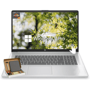 HP 17 Touchscreen Laptop Computer, 17.3" HD+ Anti-Glare Display, AMD Ryzen 5 7430U, 32GB RAM, 2TB SSD, Windows 11 Pro, Wi-Fi 6, Copilot, Fast Charge, for Business & Students