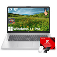 thumbnail image 1 of HP 17 Touchscreen Laptop Computer - 17.3" HD+ Anti-Glare Display • AMD Ryzen 5 7430U • 64GB RAM • 1TB SSD • Wi-Fi 6 • Windows 11 Pro • Copilot Fast Charge • for Business & Student, 1 of 8