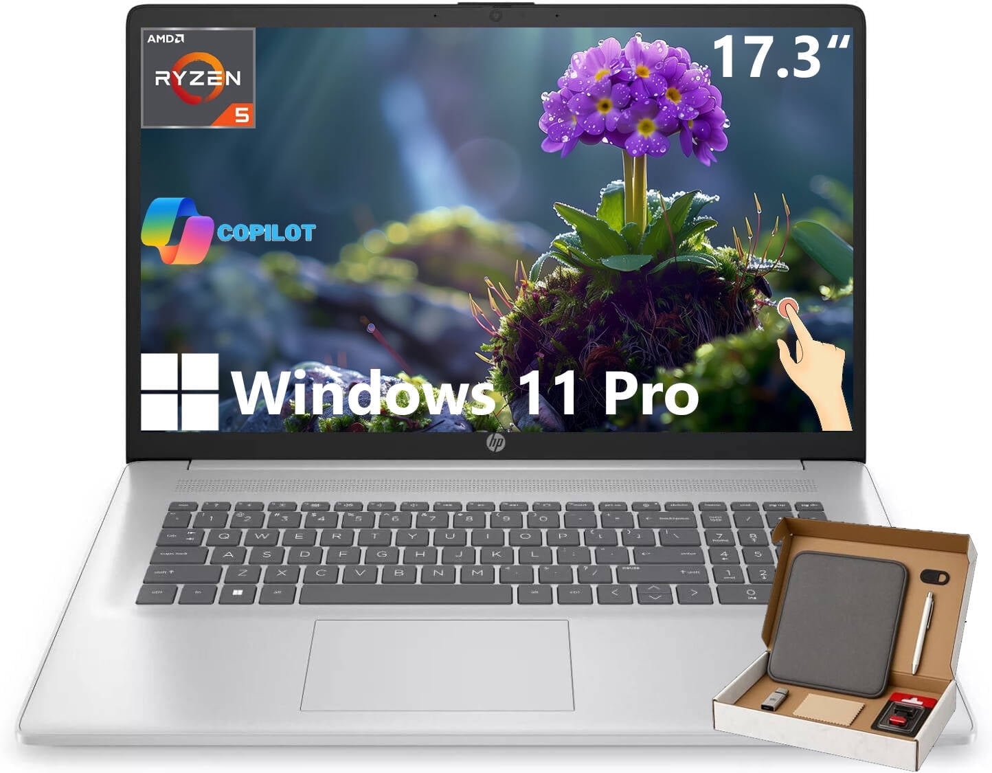Computer 17 Air HP 17 Touchscreen Laptop Computer - 17.3