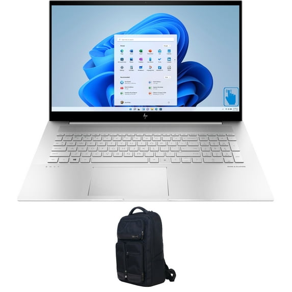 HP 17-cp0700dx Home/Business Laptop (AMD Ryzen 5 5500U 6-Core, 17.3in 60Hz Full HD (1920x1080), AMD Radeon, 64GB RAM, 2TB PCIe SSD, Wifi, HDMI, Webcam, Win 11 Home S-Mode) with Atlas Backpack
