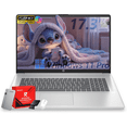 thumbnail image 1 of HP 17 inch Business Laptop - AMD Ryzen 5 7430U, 17.3" FHD IPS Display, Webcam, Wi-Fi 6, Windows 11 Pro, Recolx AI Voice Recorder, Copilot-AI, 16GB RAM + 512GB SSD, 1 of 7