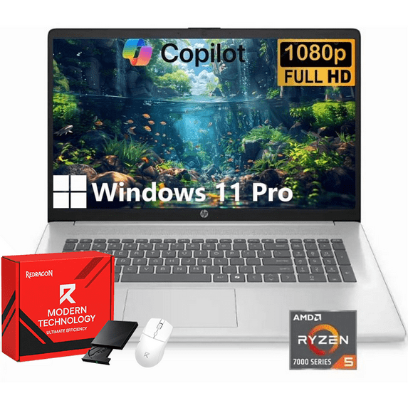 HP 17 inch Business Laptops Computer, 17.3