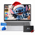 thumbnail image 1 of HP 17 inch Business laptops, AMD Ryzen 5 7430U, 64GB RAM 1TB NVMe SSD Windows 11 Pro, 17.3" FHD IPS, Copilot AI, Numeric Keyboard, Type-C, 1 of 9