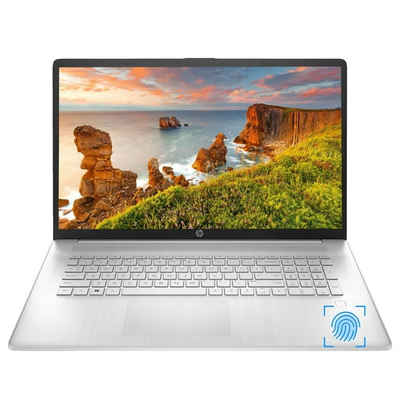 HP 17 inch Laptop for Business Students, 17.3" FHD Display, AMD Ryzen 5 5500U(Beat i7-11370H), 32GB RAM, 1TB NVMe SSD, Fingerprint Reader, WIFi, HDMI, USB-C, Webcam, Win11, SE Accessories