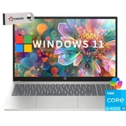 HP 17 inch Laptop, Intel Core i3-N305, ,17.3" HD+ (1600 x 900) , Intel Core i3-N305 (Beat Ryzen 5 7520U) 8GB RAM, 256GB SSD, Webcam, Bluetooth, Wi-Fi,Windows 11 Home For Business and Student