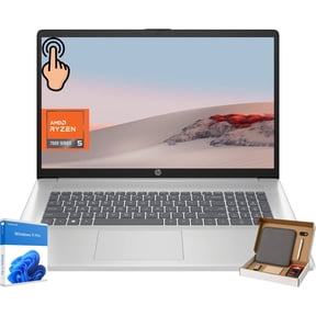 HP 17 inch Touchscreen Business Laptop, 17.3" HD+ Anti-Glare, AMD Ryzen 5 7530U, 64GB RAM, 2TB SSD, AMD Radeon GPU, Webcam, Wi-Fi 6, Windows 11 Pro