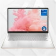 thumbnail image 1 of HP 17t Laptop, 17.3" HD+ Touchscreen, Intel Core i7-1355U, 64GB RAM, 2TB SSD, Webcam, HDMI, Backlit Keyboard, Wi-Fi 6, Windows 11 Home, Pale Rose Gold, 1 of 5