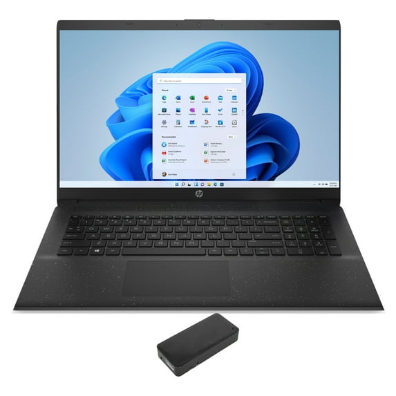 HP 17t-cn000 Home/Business Laptop (Intel i7-1165G7 4-Core, 17.3in 60Hz HD+ (1600x900), Intel Iris Xe, 32GB RAM, 4TB SATA SSD, Wifi, USB 3.2, HDMI, Win 11 Pro) with DV4K Dock
