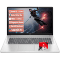 thumbnail image 1 of HP 17t-cn300 Laptop, 17.3" FHD 250 nits Display, Intel i5 1334u(Up to 4.6 GHz), 16 GB RAM, 1 TB SSD, Webcam, Backlit Keyboard, Fingerprint Reader, Wi-Fi6, Windows 11 Pro, 1 of 8