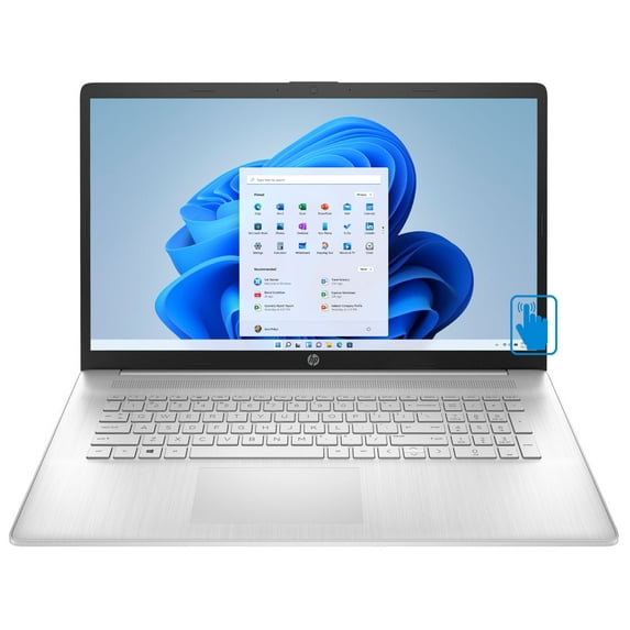 HP 17z-cp000 Home & Business Laptop (AMD Ryzen 5 5500U 6-Core, 17.3" 60Hz Touch HD+ (1600x900), AMD Radeon, 8GB RAM, 128GB PCIe SSD + 2TB HDD, Wifi, USB 3.2, HDMI, Webcam, Bluetooth, Win 10 Pro)