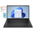 thumbnail image 1 of HP 17z -cp200 Home/Business Laptop (AMD Athlon Gold 7220U 2-Core, 17.3in 60 Hz HD+ (1600x900), AMD Radeon, 8GB LPDDR5 5500MHz RAM, Win 11 Home) with Microsoft 365 Personal , Dockztorm Hub, 1 of 6