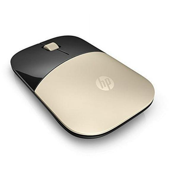 HP 2.4GHz Wireless USB Mouse Z3700 (Matte Gold/Glossy Black), Modern Gold (X7Q43AA#ABL)