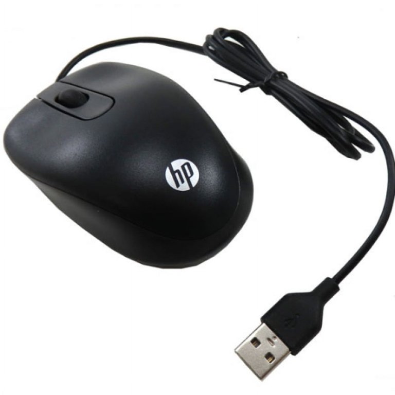 HP 2-Button Optical USB Travel Mouse w/ Scroll 757770-001 757422 