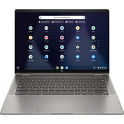 HP - 2-in-1 14 Touch-Screen Chromebook - Intel Celeron - 4GB Memory - 64GB eMMC - Natural Silver