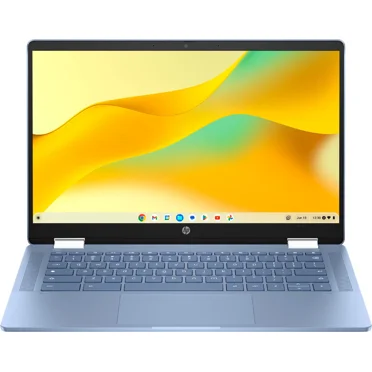HP - 2-in-1 14" Touch-Screen Chromebook - Intel Processor N100 - 4GB Memory - 64GB eMMC - Sky Blue