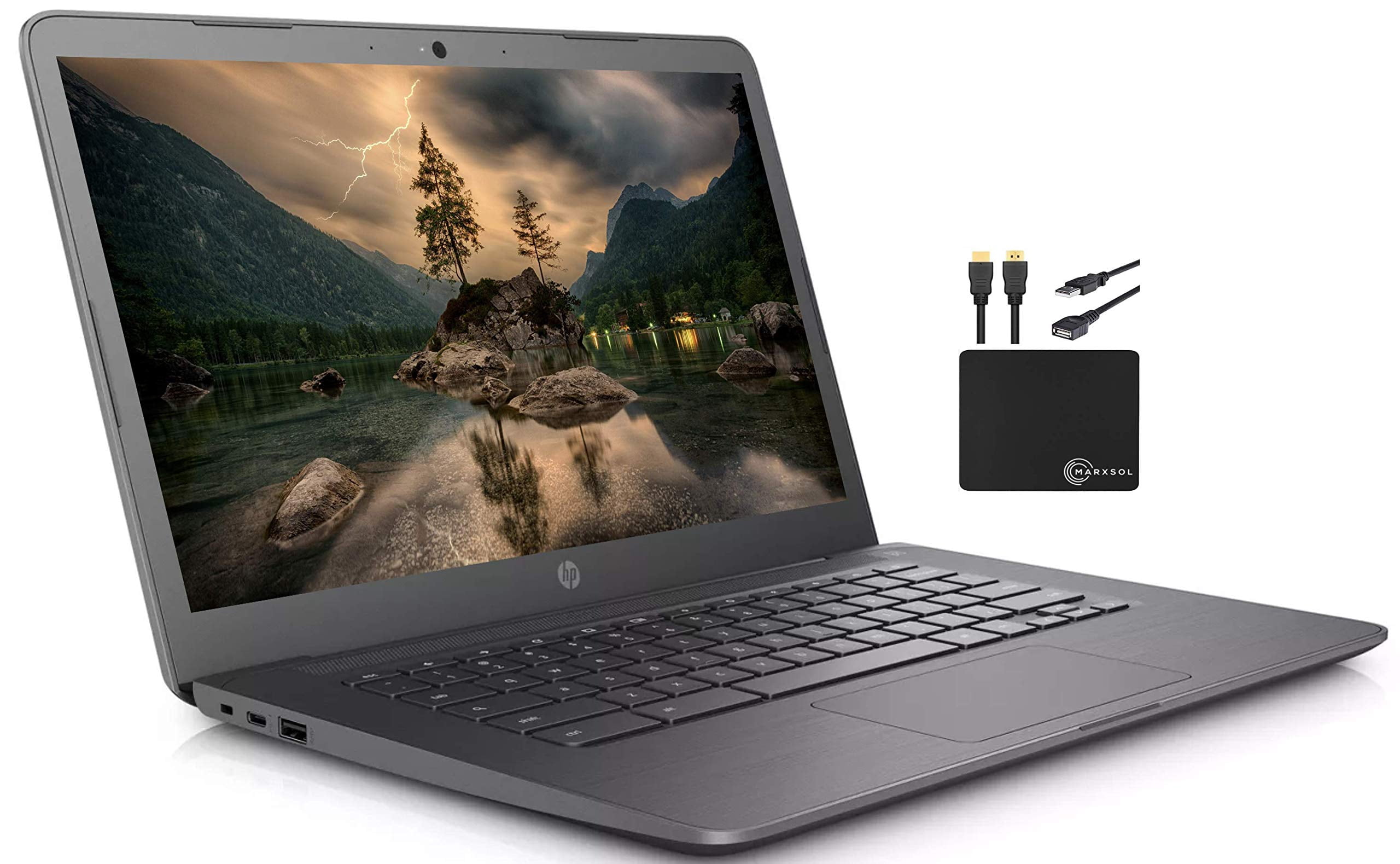 Renewed HP 15.6” Chromebook – Intel Celeron, 4GB RAM, 64GB SSD, Chrome OS | Fast Wi-Fi & HD Display