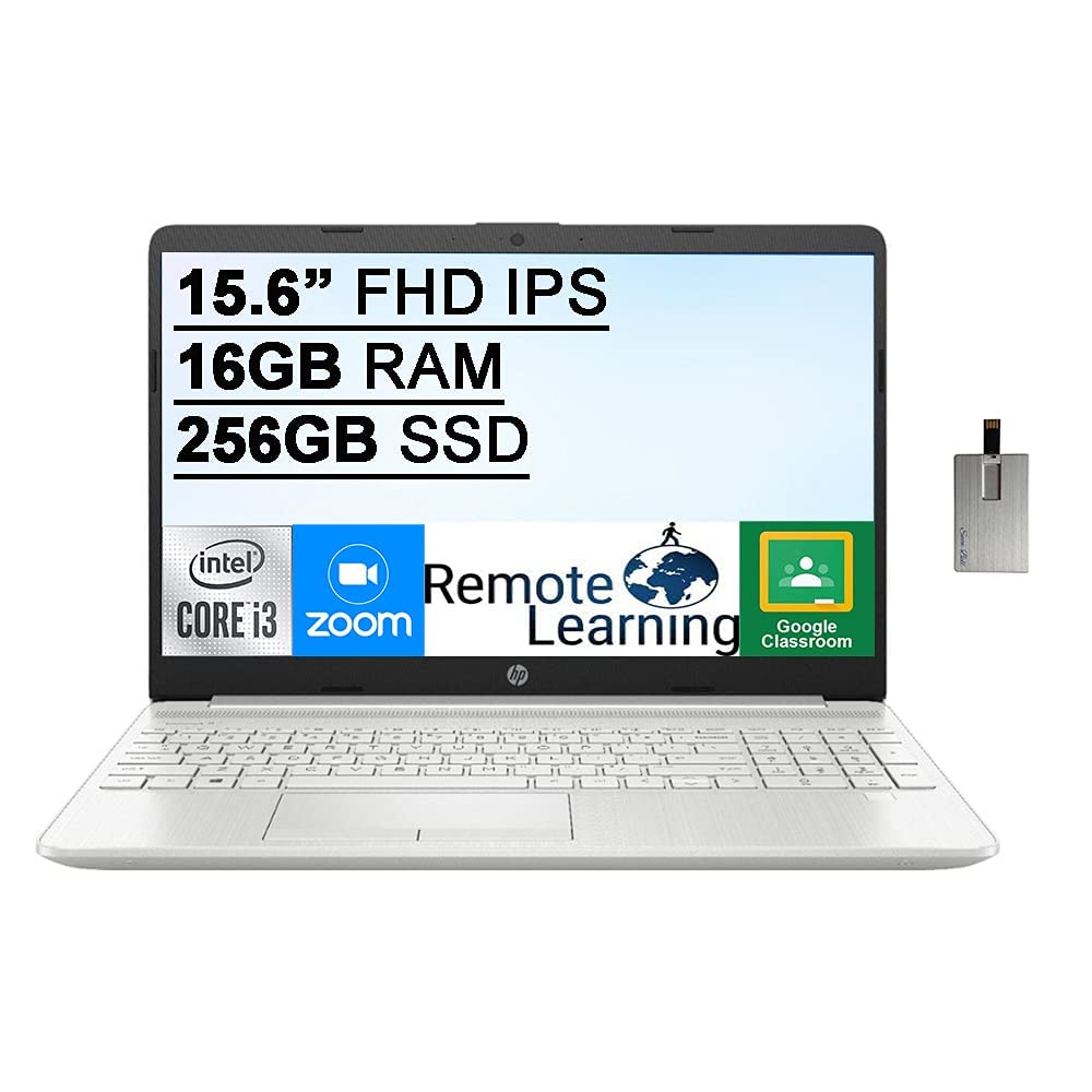 HP 2021 15.6" FHD IPS Laptop Computer, 11th Gen Intel Core i31115G4